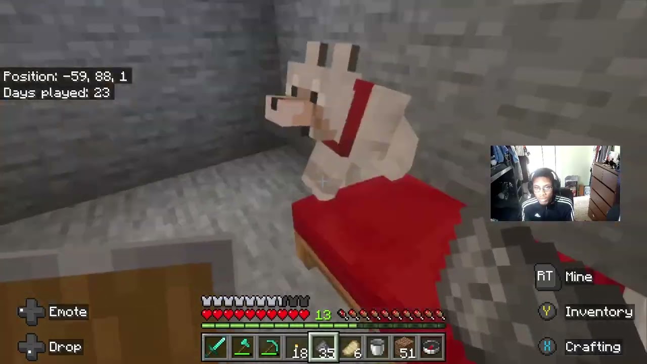 Minecraft Start Nomal for 100 Days until defending and The End #2 (Part 5/16)