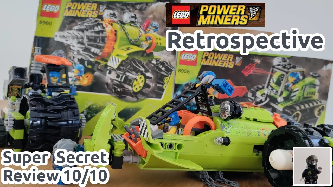 Обзор LEGO 8958 + 8960: Аэроизмельчитель-комбайнер (2009, Power Miners) 🔎