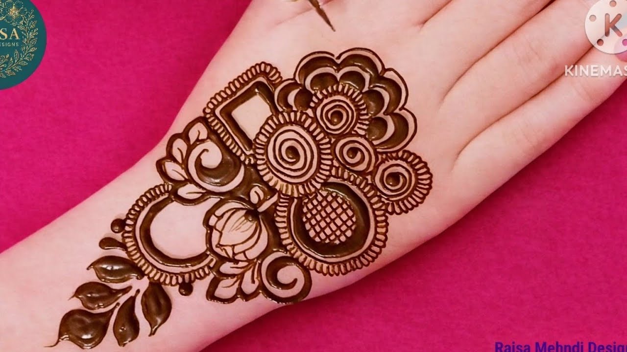 Easy Stylish Back Hand Mehndi Design | Simple Arabic Mehndi | Raisa Mehndi Designs