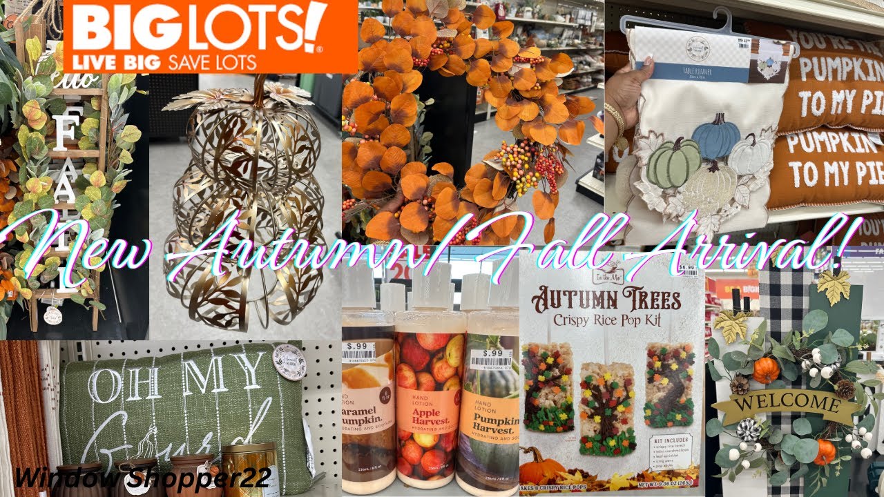 🎃 BIG LOTS NEW ARRIVAL AUTUMN AND FALL DECOR (YOU DON'T WANT TO MISS!) #BIGLOTS #AUTUMN #FALL