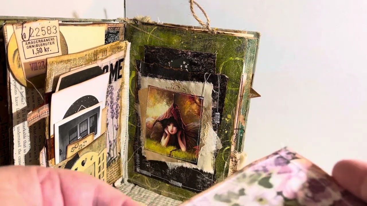 Junk journal from an altered book.