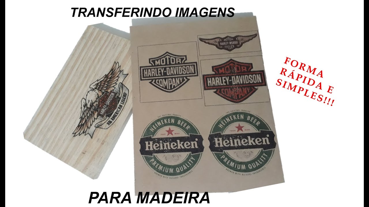 TRANSFERINDO IMAGENS PARA MADEIRA - TRANSFERRING IMAGES TO WOOD
