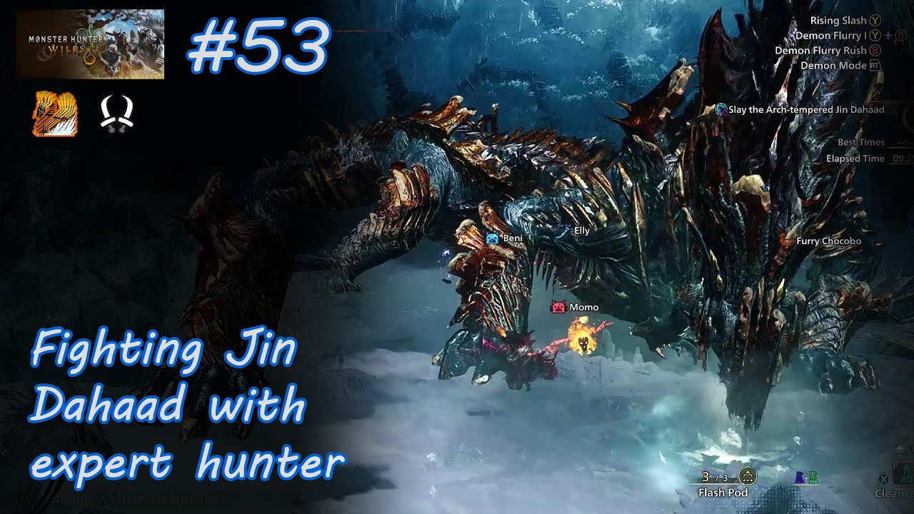 Monster Hunter Wilds #53 - Fighting Jin Dahaad with an expert hunter