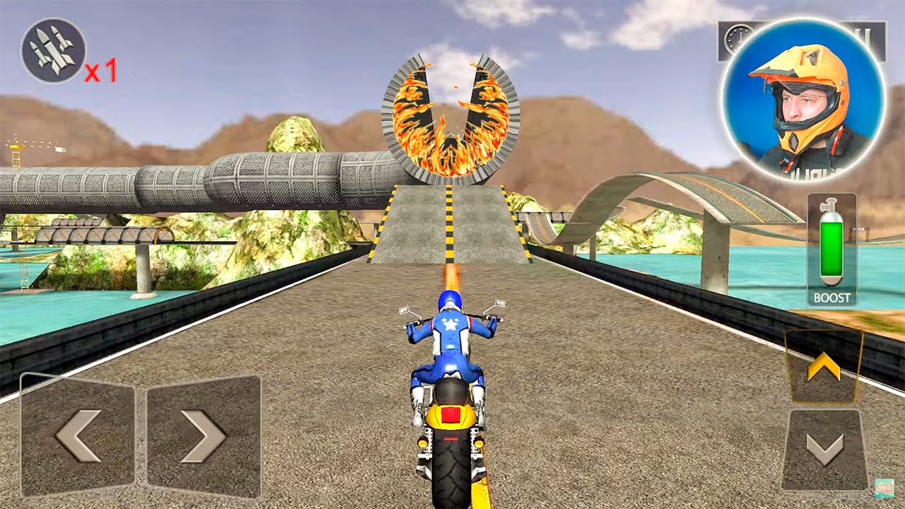 Extreme Bike Stunts 3D Motor Games - #2 Gameplay Android