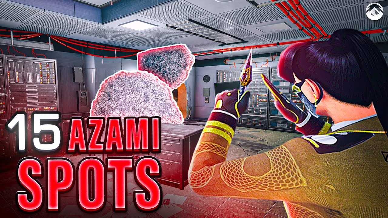 15 BROKEN AZAMI Spots on Bank that will win games! - Rainbow Six Siege
