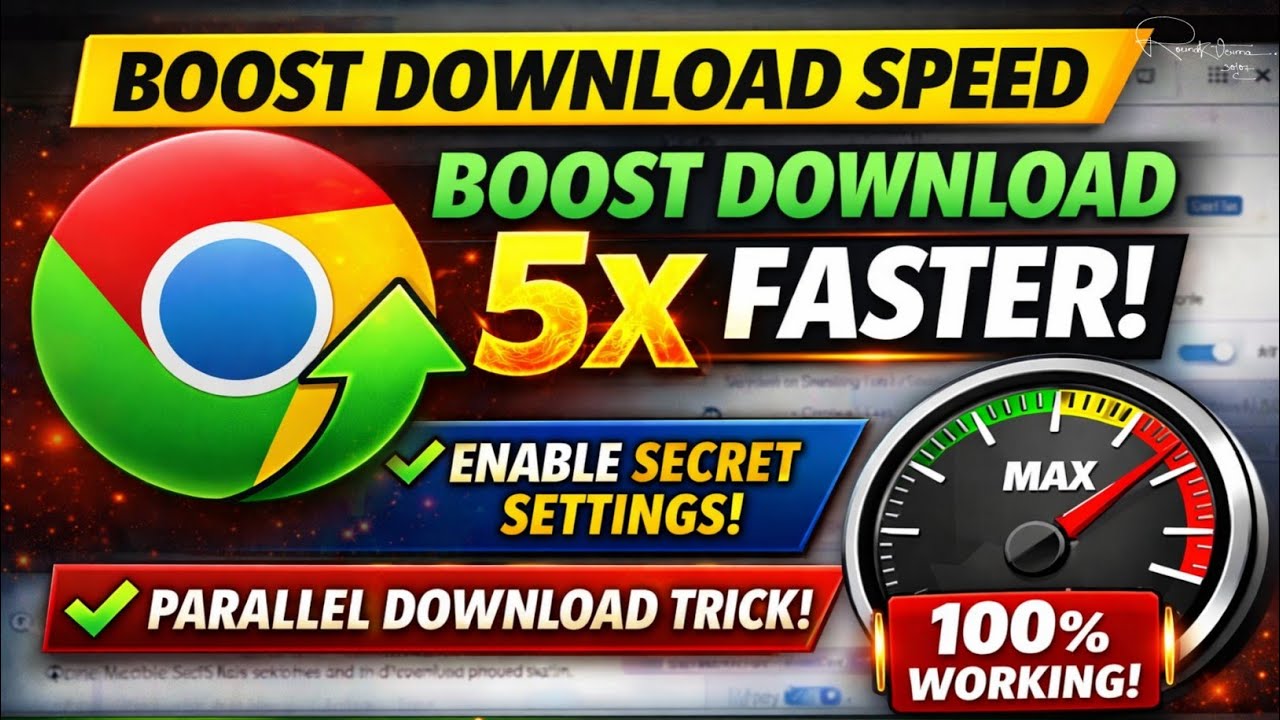 Chrome Download Speed Slow? 5 Secret Settings to Boost Download Speed (100% Working)