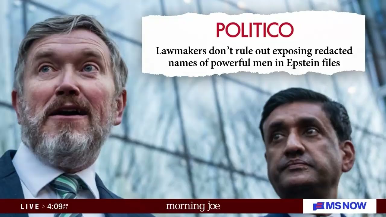 Ро Ханна в программе Morning Joe на MS NOW с Джо Скарборо, Микой Бжезински и Уилли Гайстом.