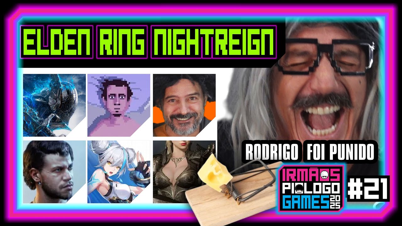 REVIEW DE ELDEN RING NIGHTREIGN E A PUNIÇÃO DO RODRIGO COM RATOEIRAS 🐀🖐️ IPGames 2025 Ep 21 #games