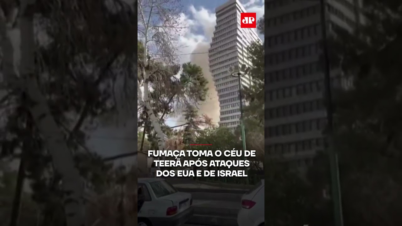 FUMA&Ccedil;A TOMA O C&Eacute;U DE Teer&atilde; AP&Oacute;S ATAQUES dos EUA E DE ISRAEL