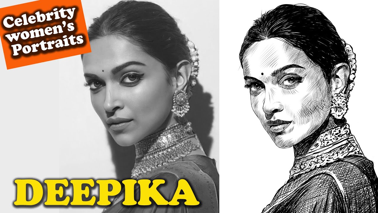 DEEPIKA : From Sketch to Stardom | Deepika Padukone Drawing