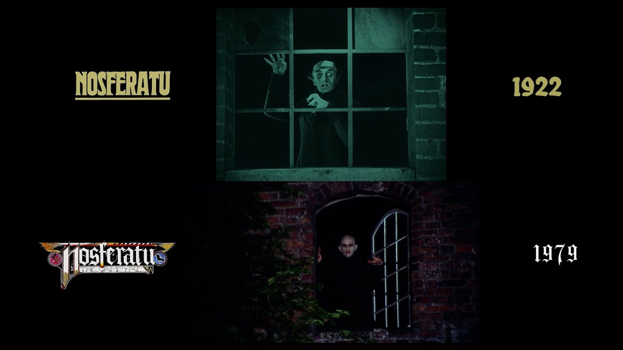 Nosferatu (1922/1979) side-by-side comparison