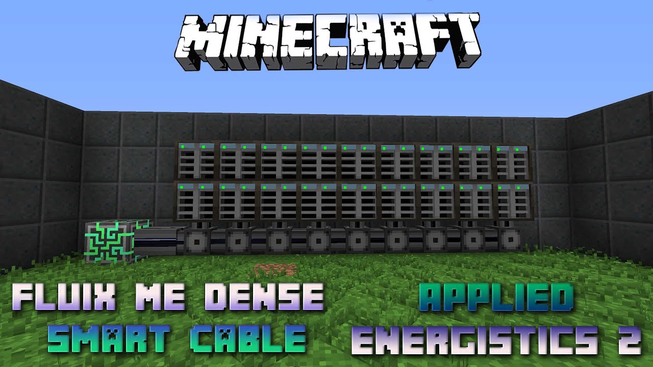 Fluix ME Dense Smart Cable 📀 Minecraft Applied Energistics Tutorial 📀 English 📀 #Minecraft