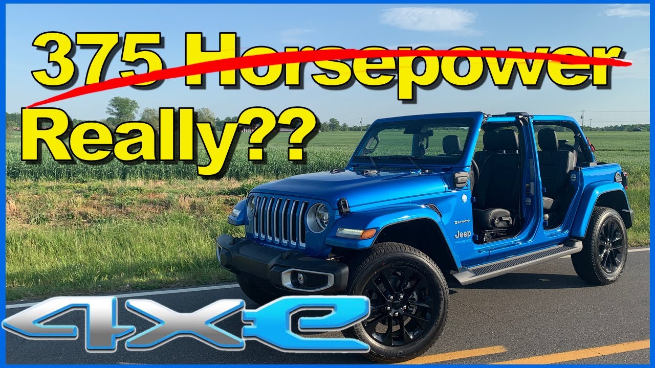 Does the 2021 Jeep Wrangler 4xe REALLY have 375 HP?