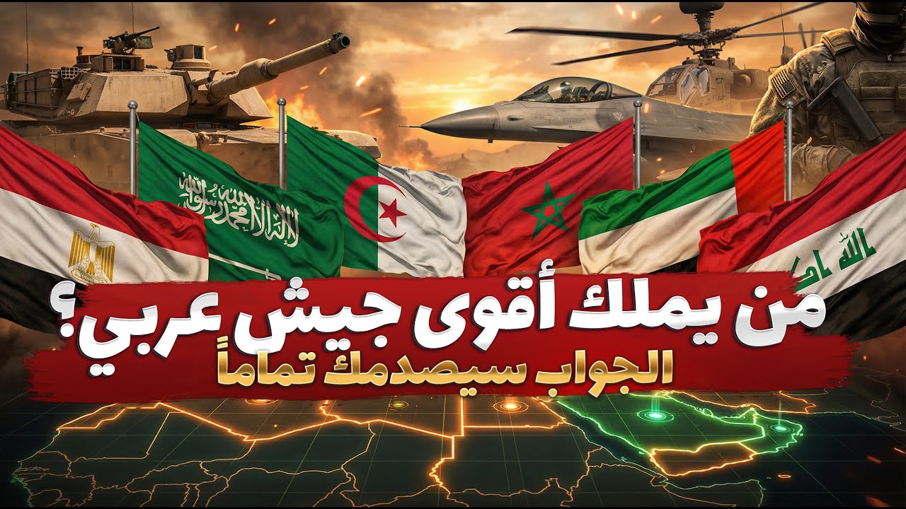 🔥 من هو صاحب أقوى جيش في العالم العربي؟