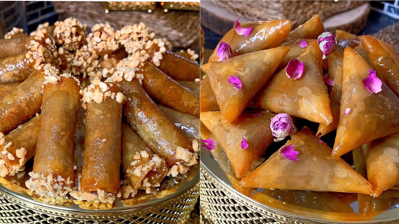 🌙briouates et cigars aux cacahuètes/بريوات و أصابع بالكاكاو 🌙