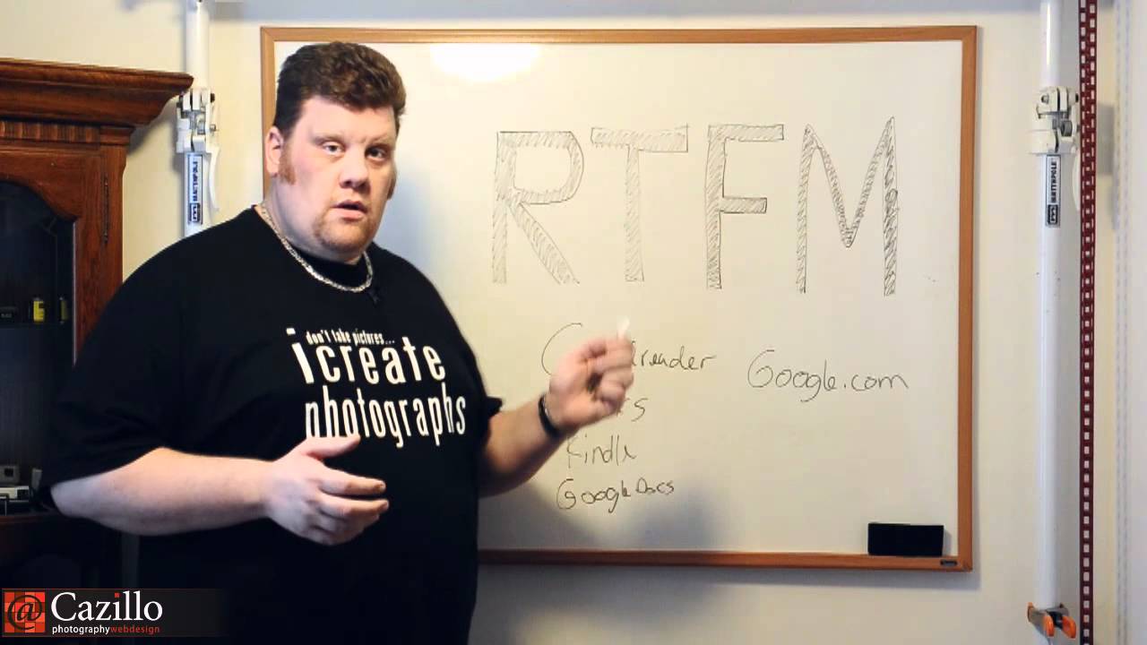 Camera Manuals, RTFM - Photography Quick Tip #6