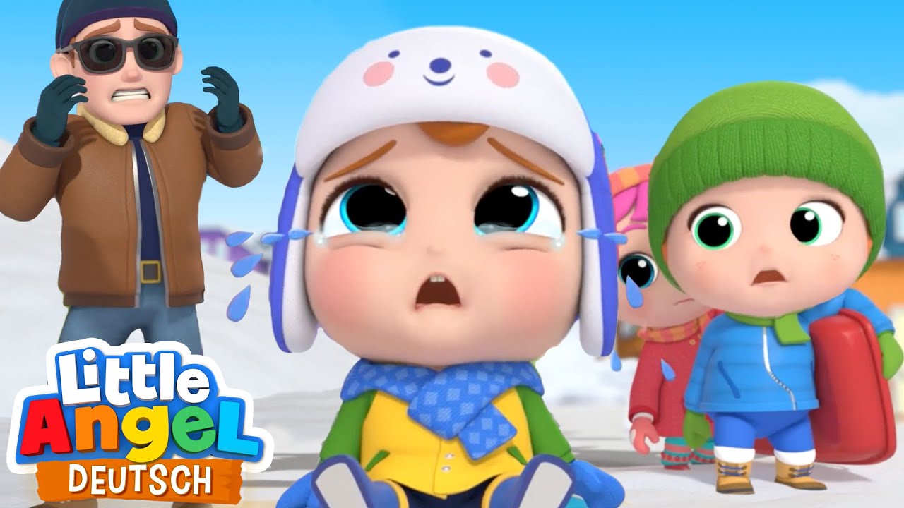 Hurra, es hat geschneit! | Sicher im Schnee spielen | Little Angel Deutsch - Kinderlieder