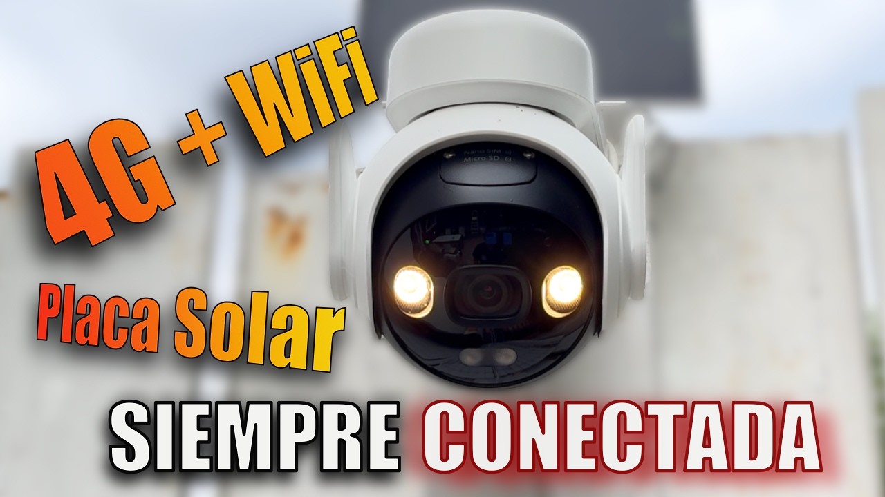 IMOU AOV PT, c&aacute;mara exterior 4G + WiFi SIN CABLES ni enchufe. Perfecta para ZONAS RURALES !!!