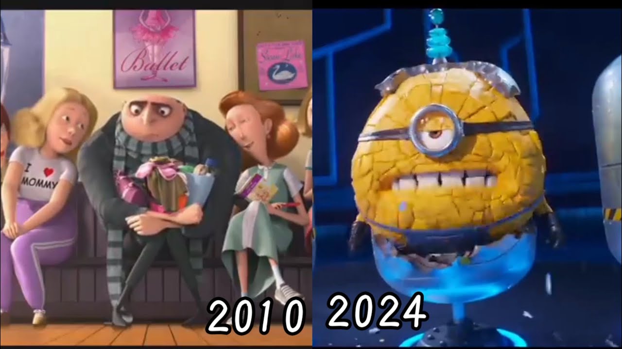 despicable me minions evolution 2010 - 2024