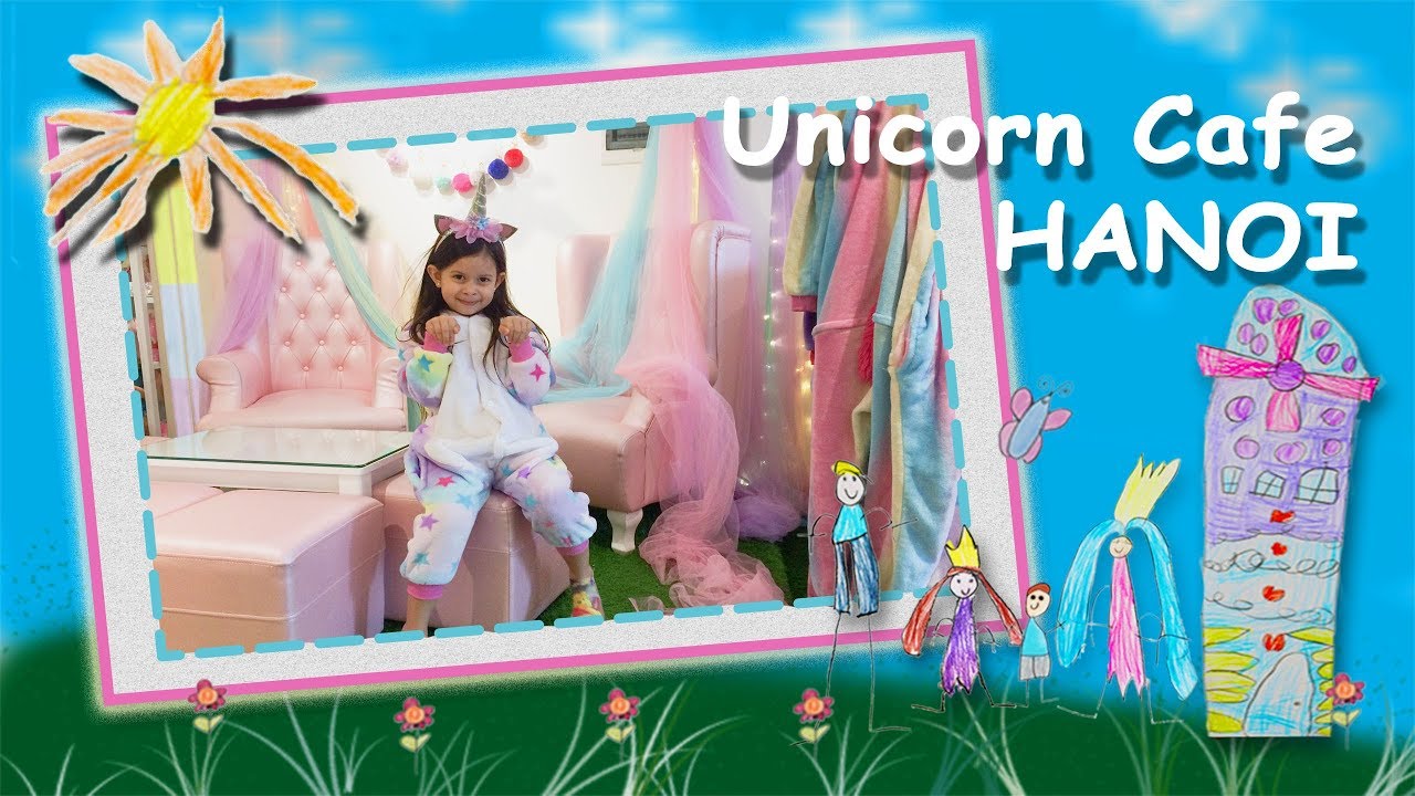 Weekend in Unicorn Cafe Hanoi Vietnam with kids - All Unicorns Rainbow Magical Place on Earth