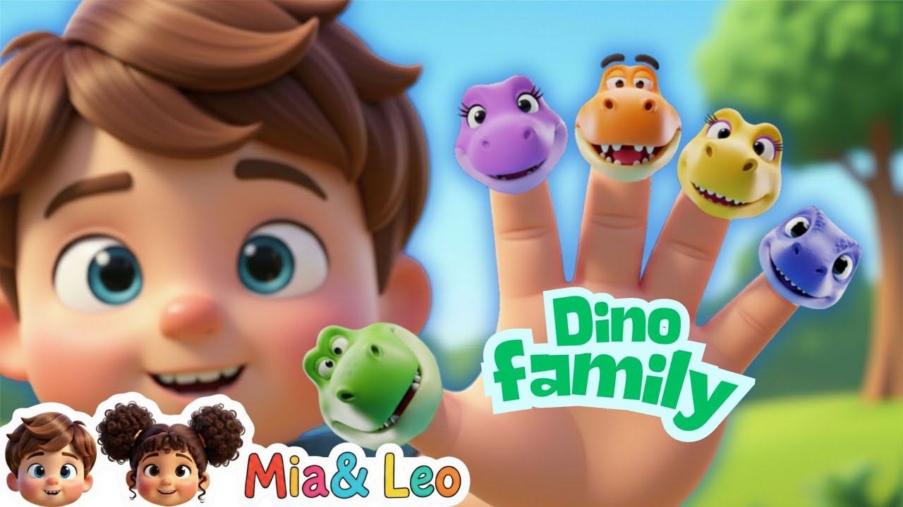 The Baby T Rex and Family Song | 🦖🦕 Kid's fun Dinosaur Nursery Rhymes