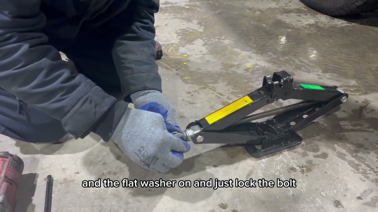 How to Lift Scissor Jack without Jack Handle