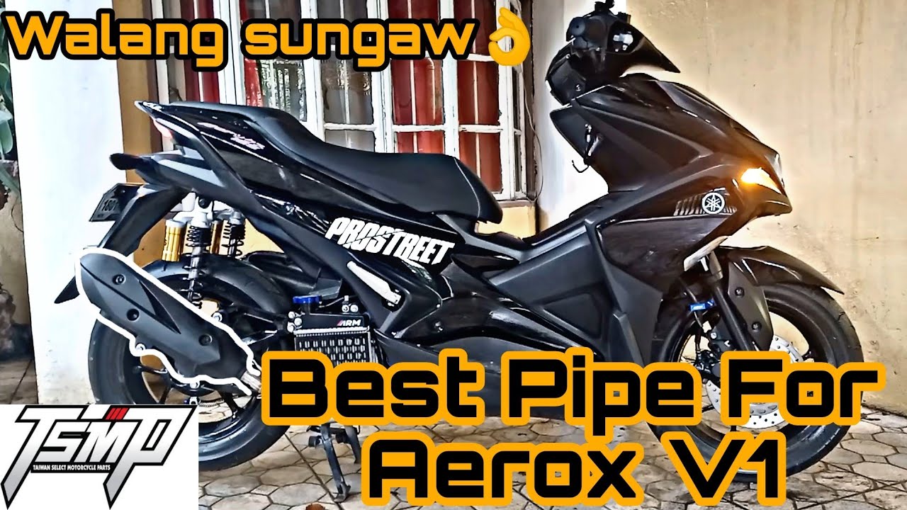 Best Pipe for Aerox (Walang Sungaw) #aerox  #tsmp #aerox155 #ridesafe