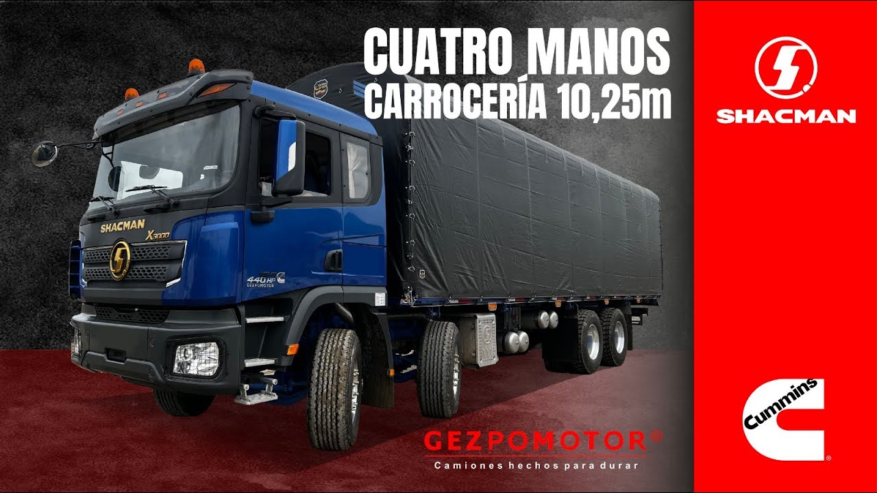 Camión cuatromanos SHACMAN X3000 - Carrocería | #SHACMAN #CUMMINS #CAMIÓN