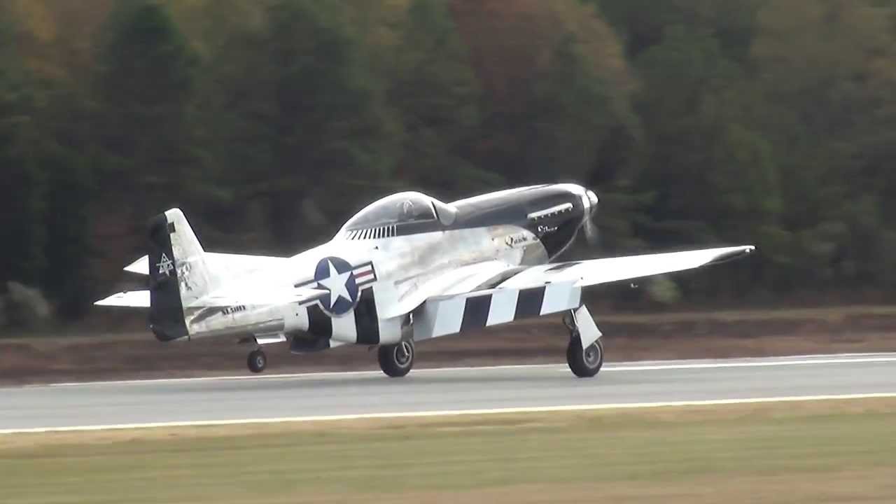 Jim Tobul F4U-4 Corsair and Scott Yoak P-51D Mustang Warbirds Over Monroe Air Show 2013 - Saturday