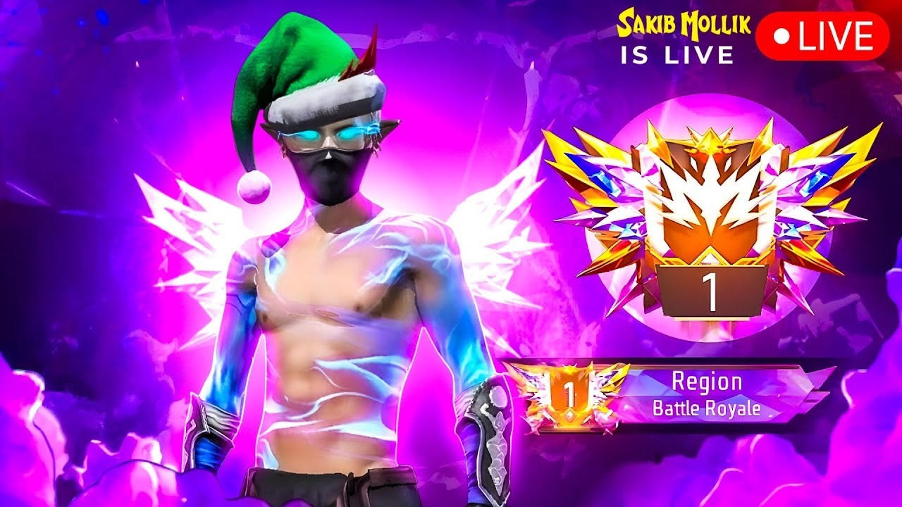New Grandmaster Top 1 Push V Badge Lobby ❤ FF LIVE ✌ Free Fire LIVE! #sakibmollik #ff #shortsfeed