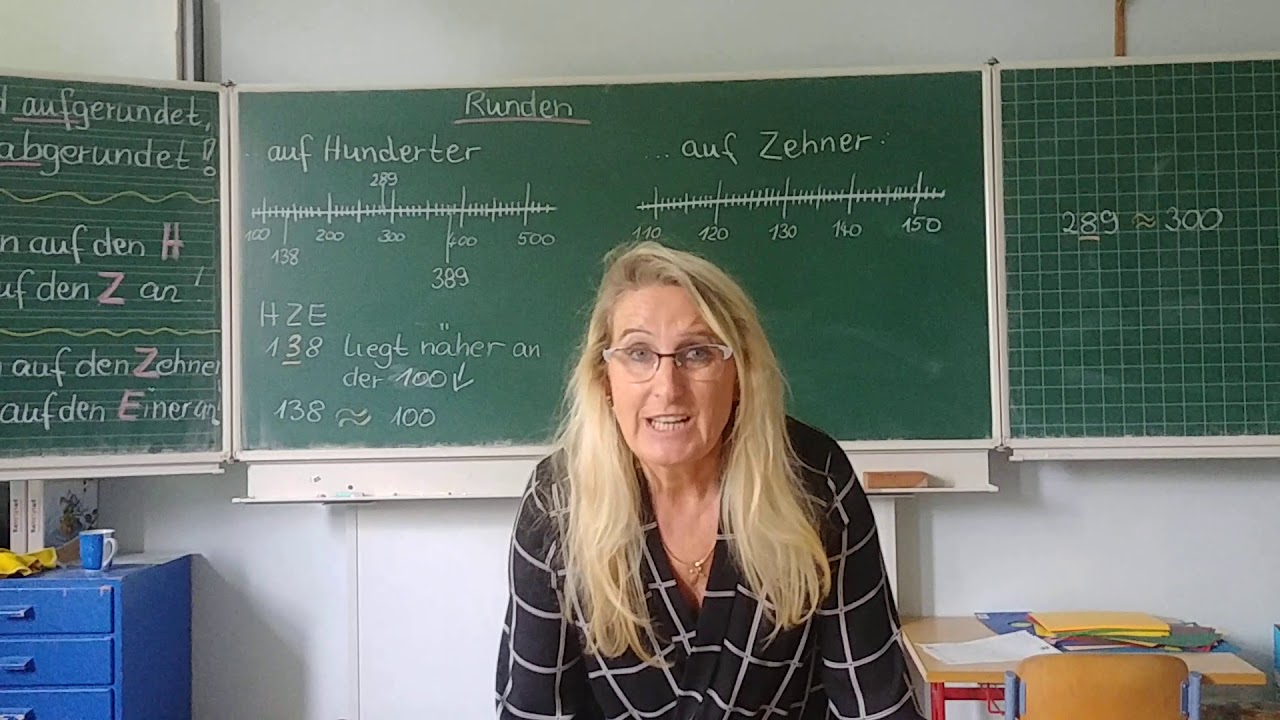 Runden auf Hunderter und Zehner