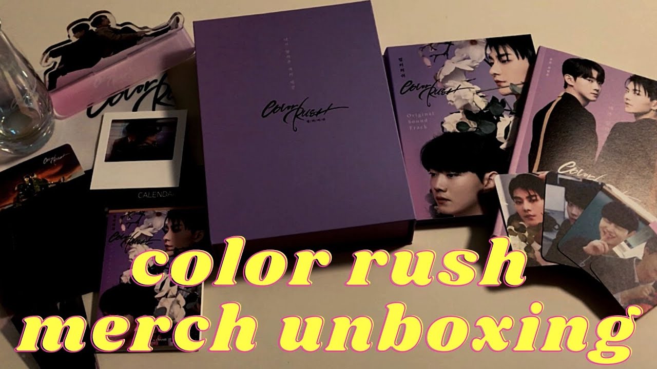 color rush merch unboxing