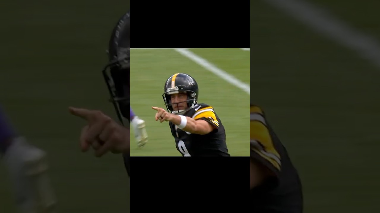 80 yard touchdown! Aaron Rodgers to DK Metcalf! Steelers are beating the Vikings in Dublin!