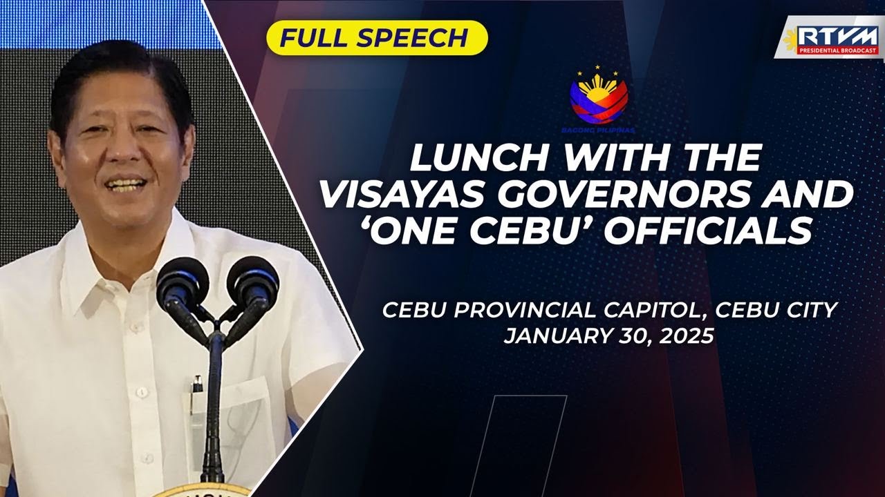 Lunch with the Visayas Governors and ‘One Cebu’ Officials