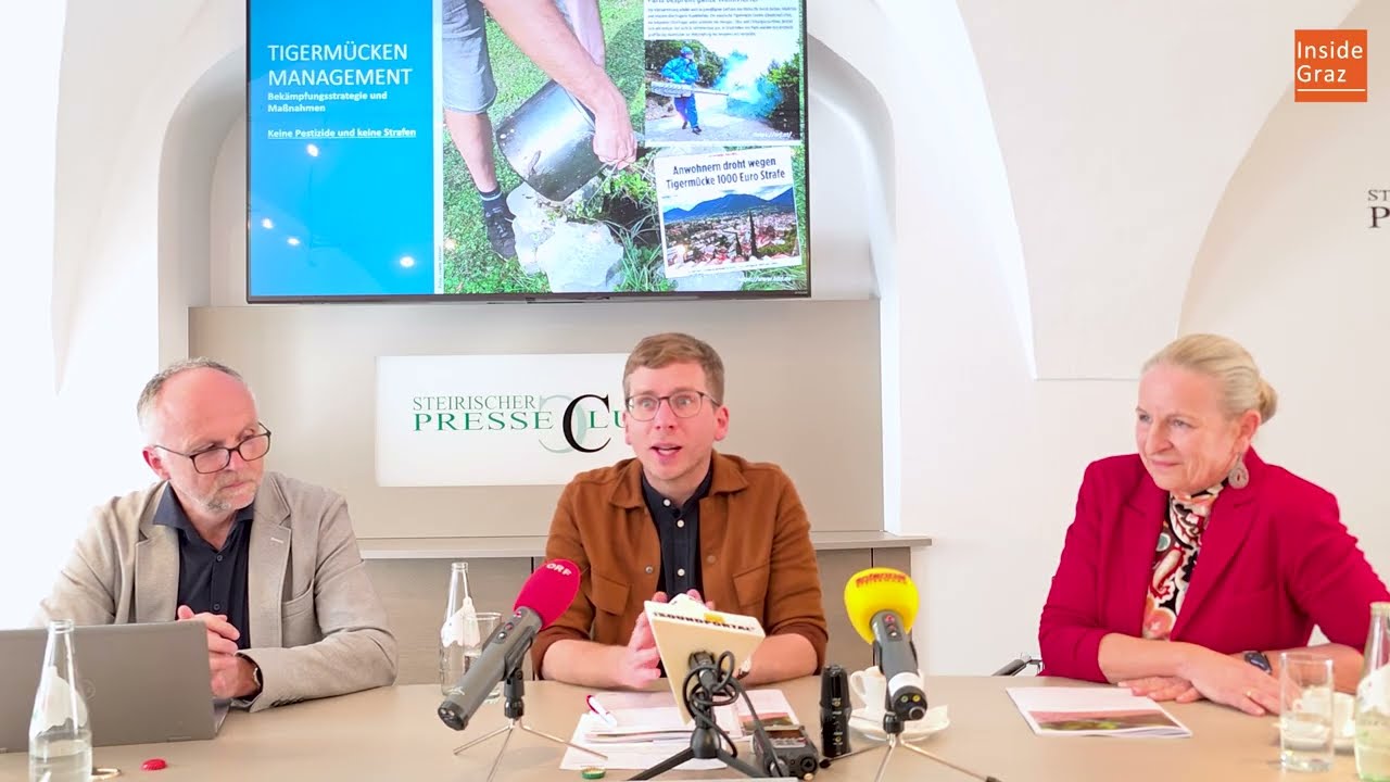 Tigermücke in Graz: Stadt präsentiert Maßnahmen 2026 (PK)