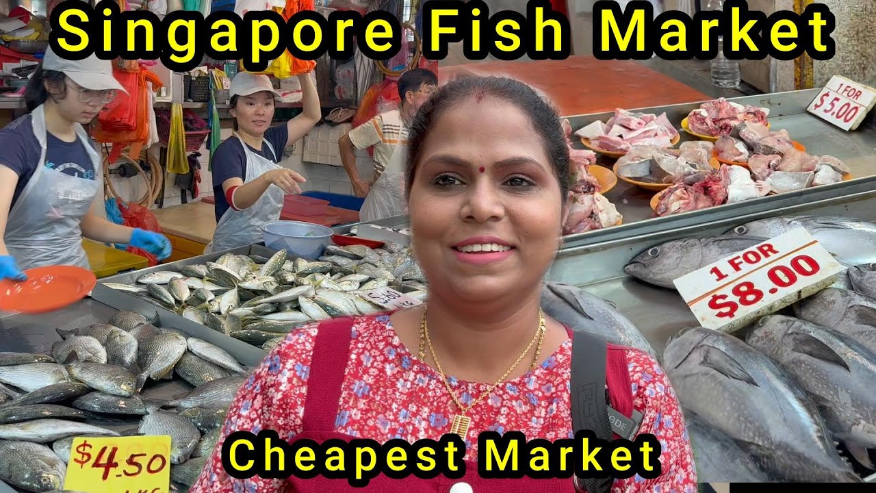 Singapore Fish Market - Cheapest Sea Fish - Geylang Serai