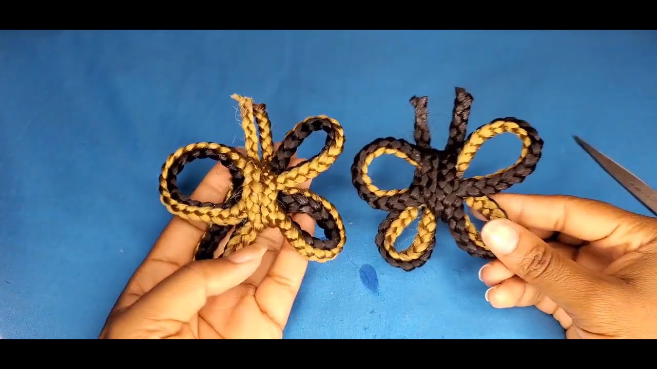 How To Make 3D Butterfly 🦋 Braid Tutorial/StacyC #3dbutterflybraids #butterflytutorial #stacyc