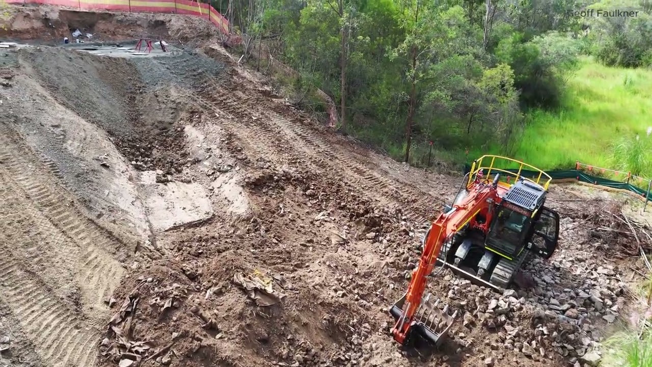 Mt Juillerat Dr Stormwater Reconstruction Update 1 4k drone