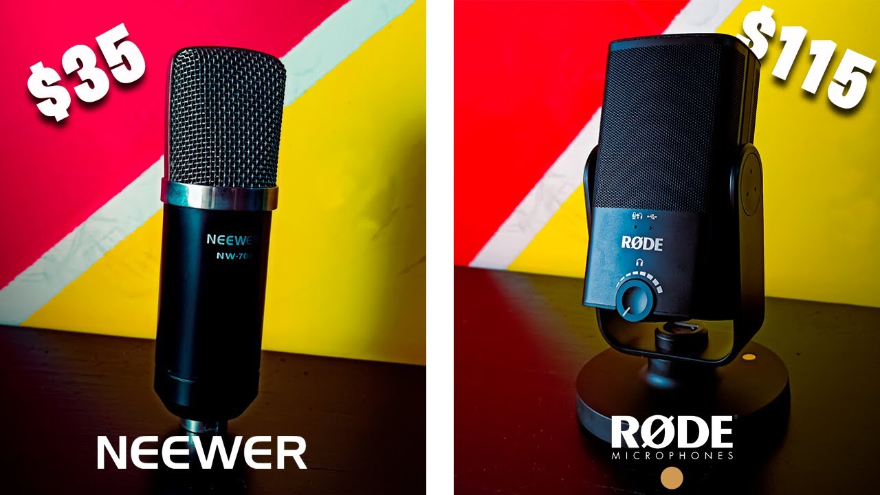 Micrófono BARATO vs CARO ¿Hay gran diferencia? | Neewer NW 700 vs RØDE NT USB Mini