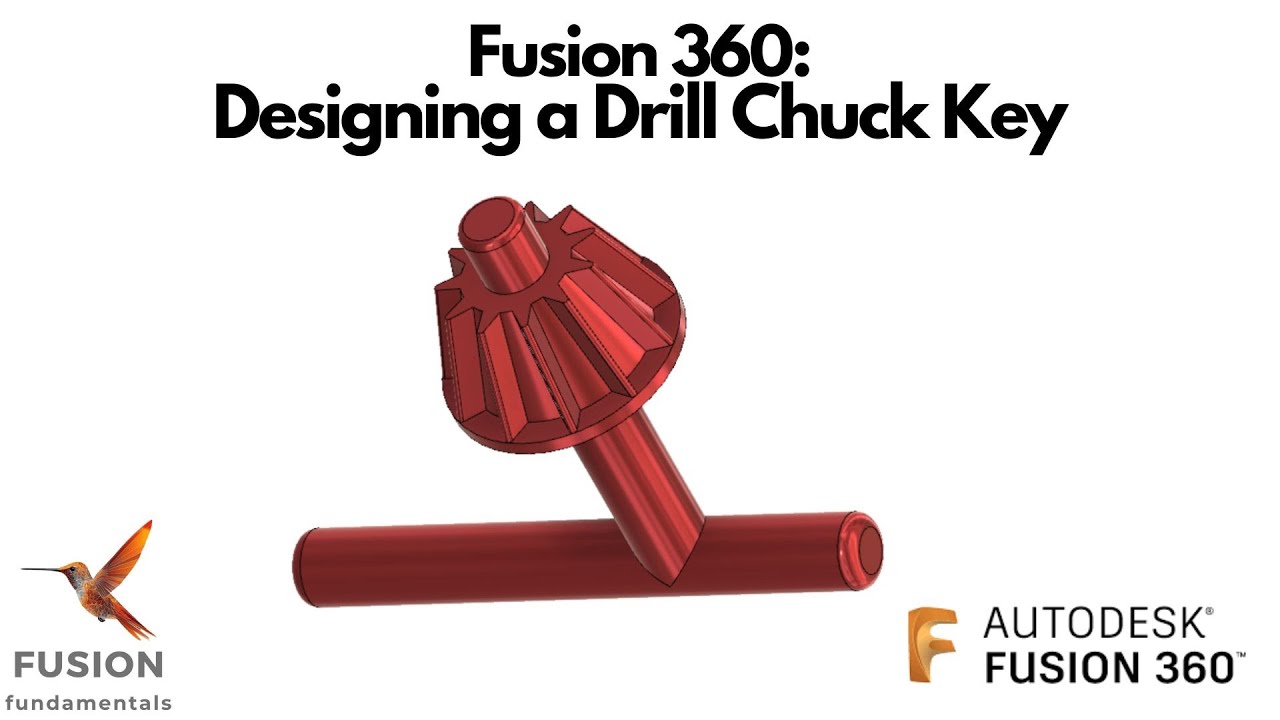 Учебное пособие по Fusion 360: Изготовление ключа для патрона дрели#2024