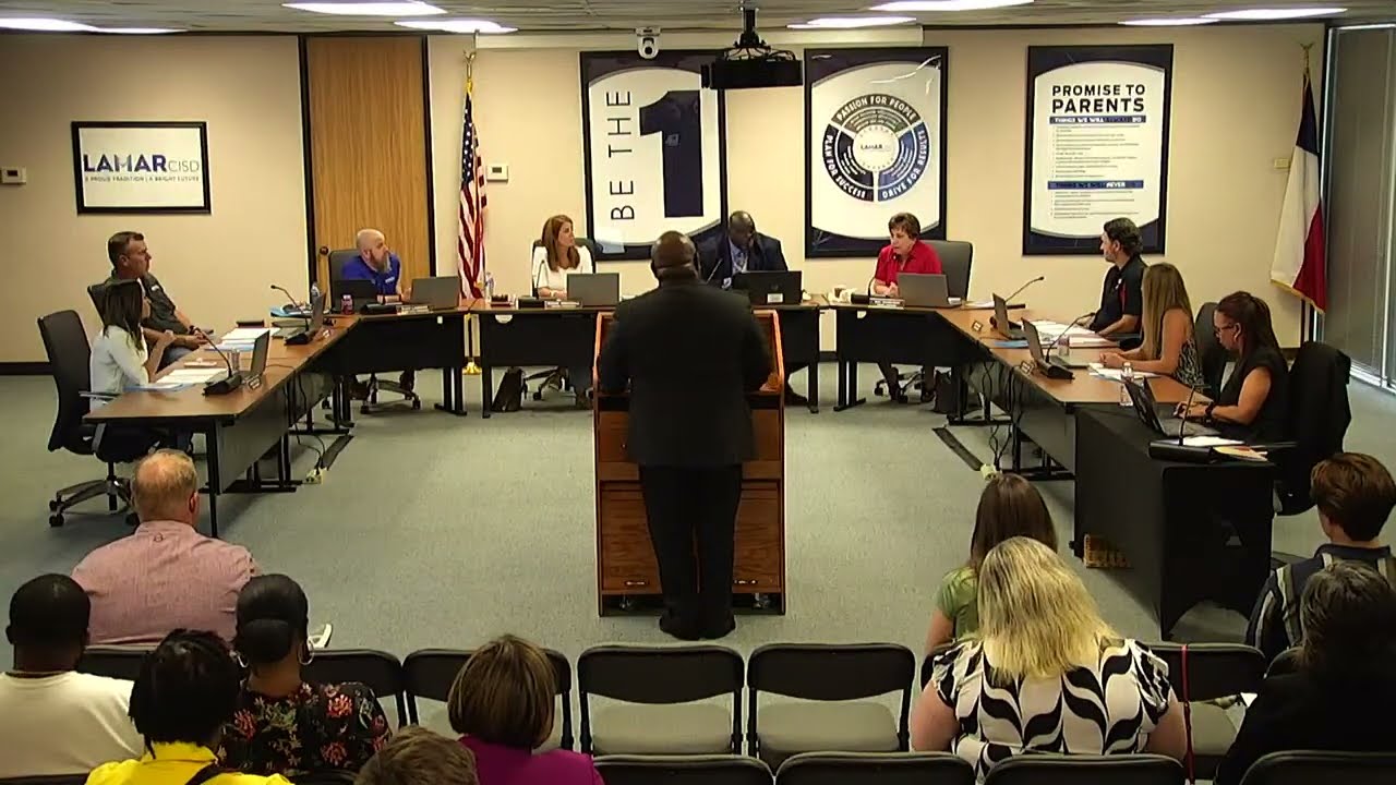 Lamar CISD Special Board Meeting - September 5, 2023