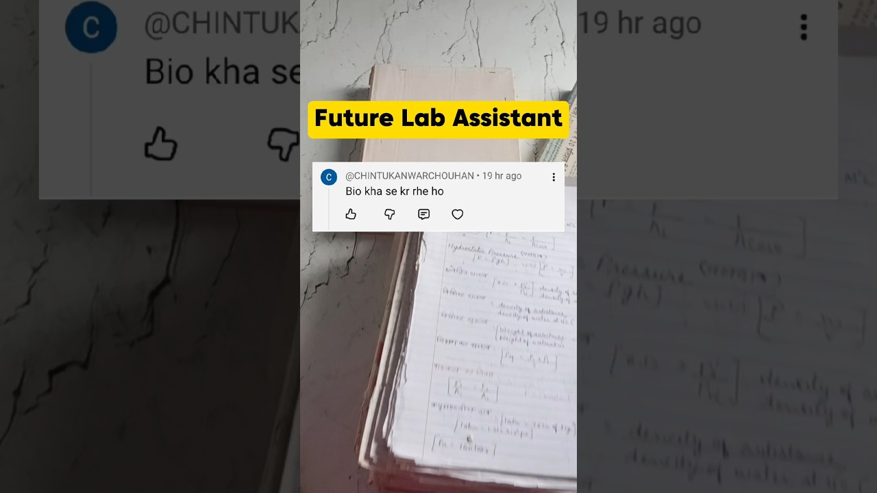 Biology kaha se karen🤔🧪 Lab assistant 2026 #exam #study #labassistant2025