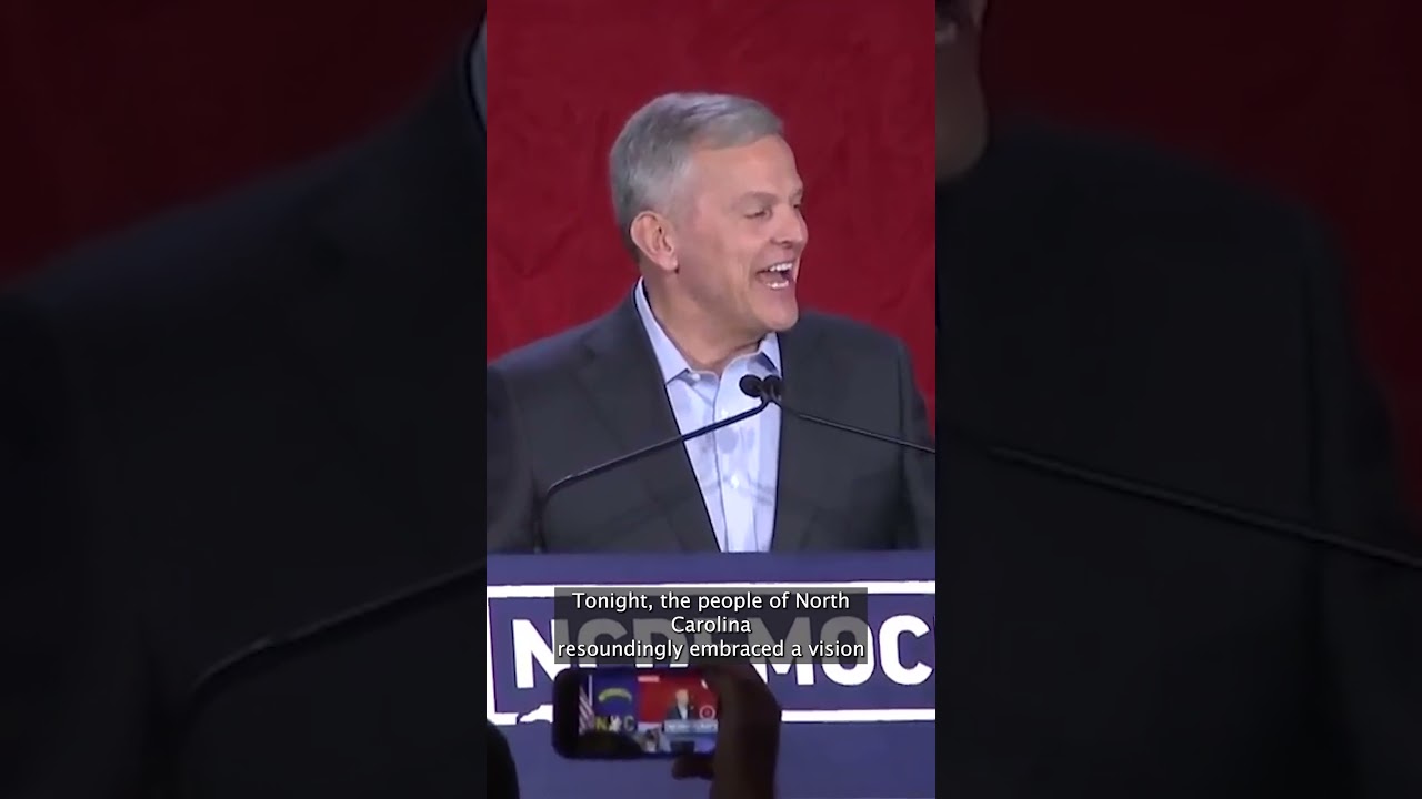 Josh Stein speaks after claiming victory in NC Governor's Race; Mark Robinson concedes