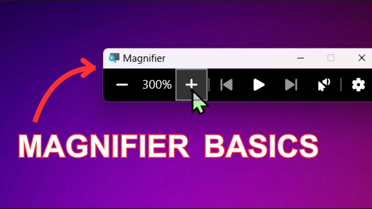 How to Use Windows Magnifier | Windows 11 Accessibility