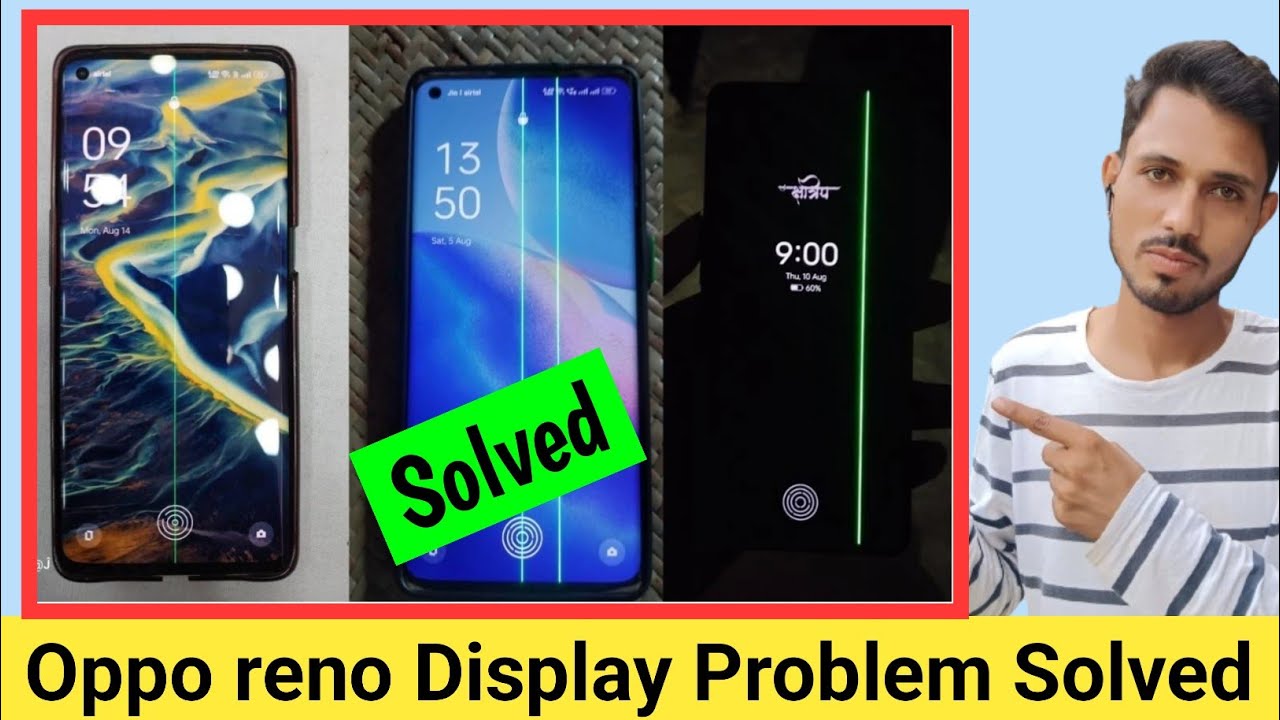 😭How to fix oppo reno 4 pro display lines problem | oppo reno 4 pro green screen solution | 2024🎉