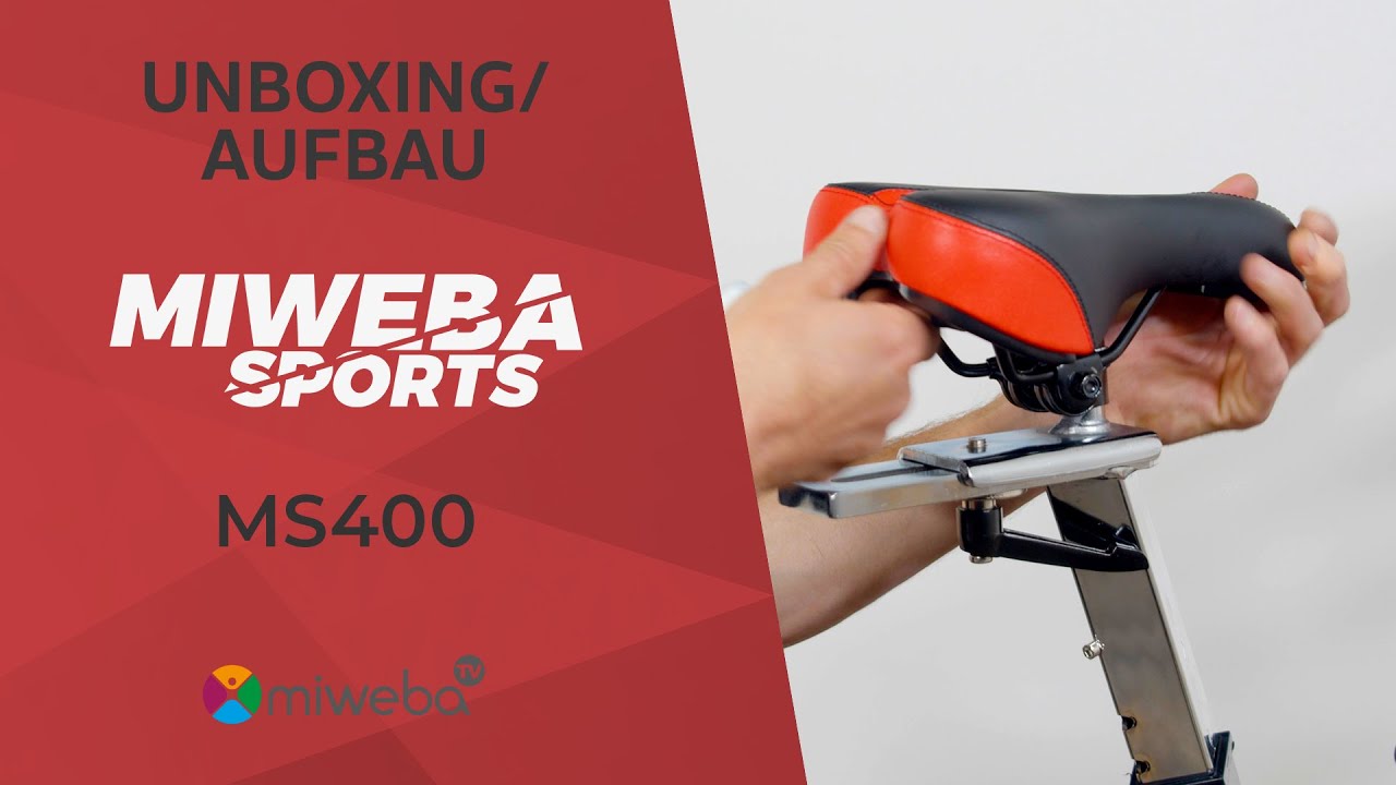 Aufbauvideo - MS400 - Miweba Sports Profi Indoor Cycle Bike - Deutsch