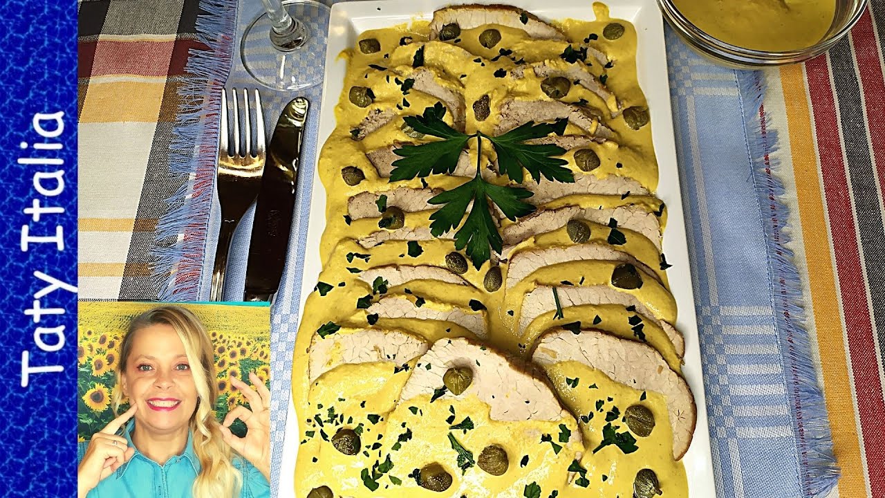🌲Вителло Тоннато - Телятина под соусом из тунца / Итальянская кухня  / Итальянский язык  Taty Italia