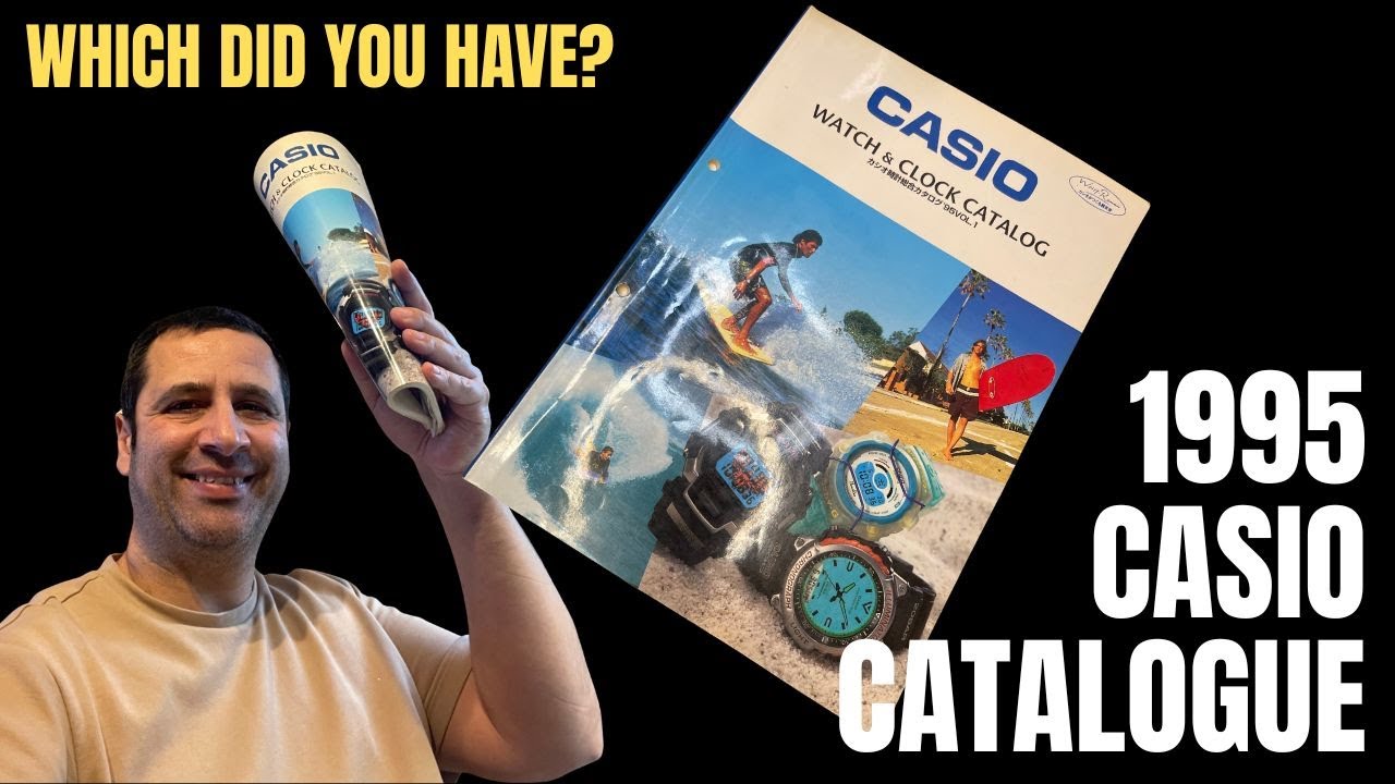 Путешествие в прошлое: каталог Casio 1995 года — Удивительные часы