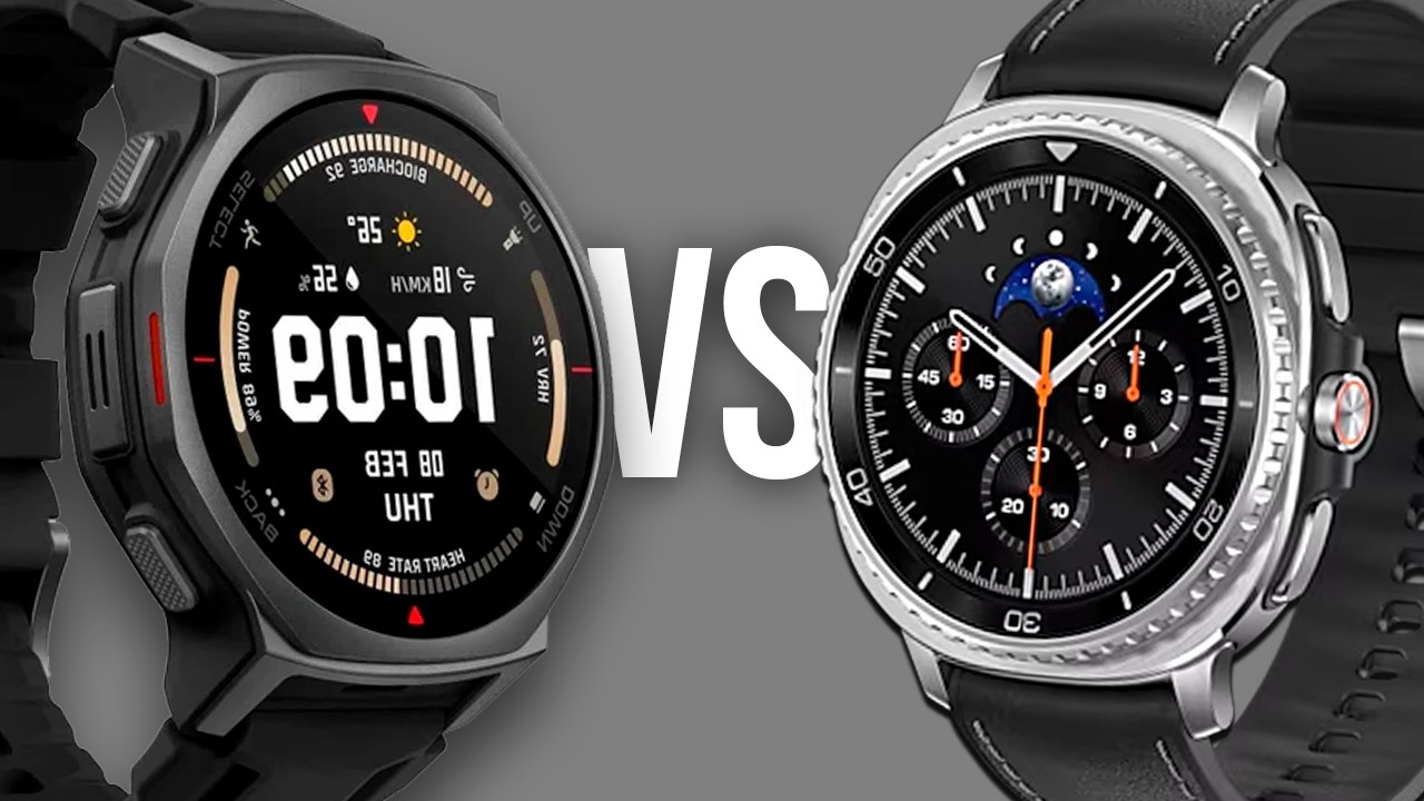 Comparativo: AMAZFIT T-REX 3 PRO 44MM vs GALAXY WATCH 8 CLASSIC - O que muda? Qual comprar?