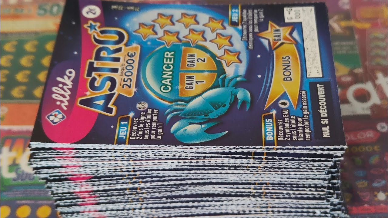 Grattage d'un carnet d'astro 😱😱🤑🤑🥰❤️